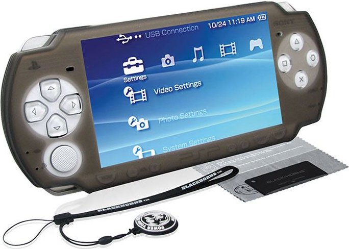 картинка Black Horns Kit 3 in 1 набор аксессуаров для Sony PSP 3000. Купить Black Horns Kit 3 in 1 набор аксессуаров для Sony PSP 3000 в магазине 66game.ru