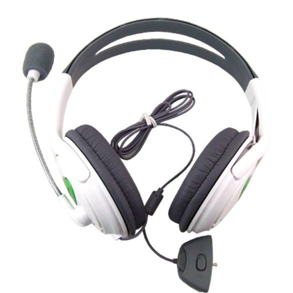 картинка Гарнитура (наушники с микрофоном) для Xbox 360. Купить Гарнитура (наушники с микрофоном) для Xbox 360 в магазине 66game.ru