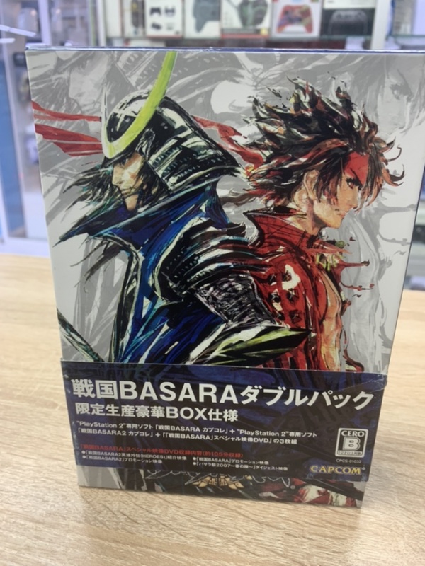 картинка Sengoku BASARA double pack limited production luxury BOX  NTSC Japan [PS2] NEW. Купить Sengoku BASARA double pack limited production luxury BOX  NTSC Japan [PS2] NEW в магазине 66game.ru