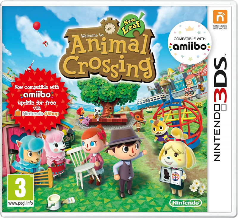 картинка Animal Crossing: New Leaf [3DS, английская версия] USED. Купить Animal Crossing: New Leaf [3DS, английская версия] USED в магазине 66game.ru