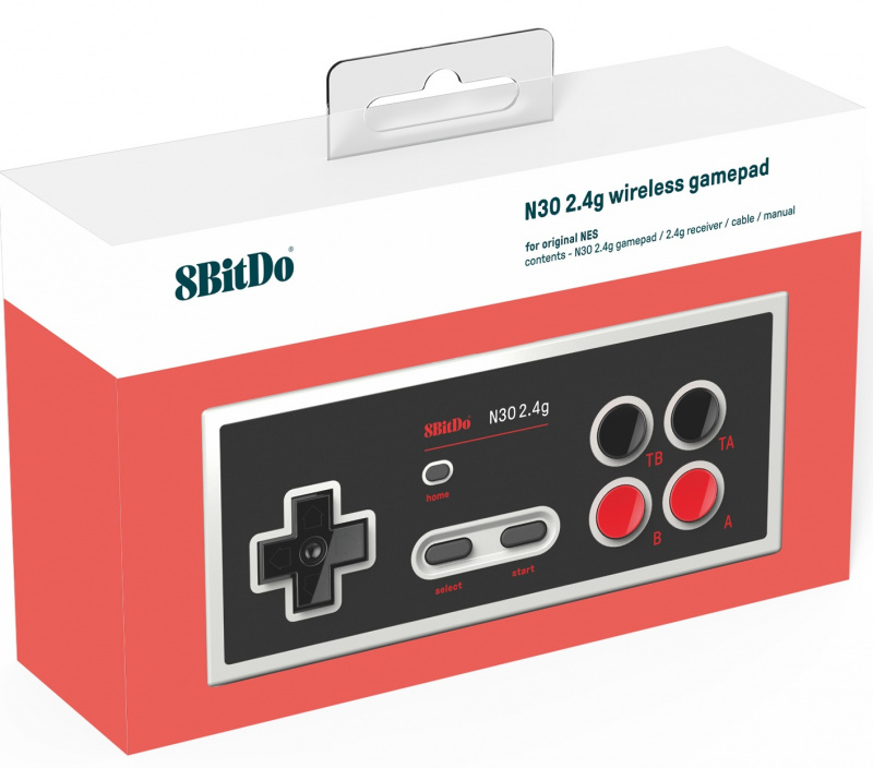 картинка Беспроводной геймпад для оригинальной NES 8bitdo N30. Купить Беспроводной геймпад для оригинальной NES 8bitdo N30 в магазине 66game.ru