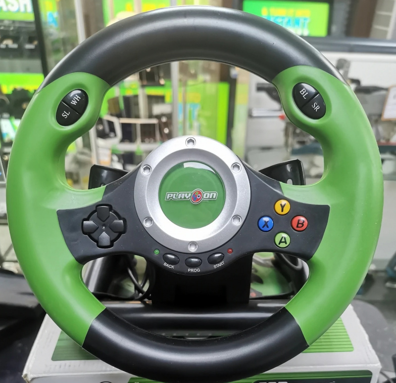 картинка Руль Play On V8 Plus Racer Steering. Купить Руль Play On V8 Plus Racer Steering в магазине 66game.ru