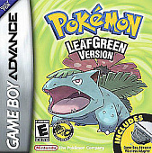 картинка Pokemon - Leaf Green Version (английская  версия)[GBA]. Купить Pokemon - Leaf Green Version (английская  версия)[GBA] в магазине 66game.ru