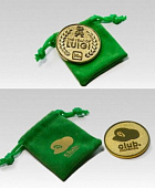 картинка Клуб Nintendo Луиджи 30 TH юбилейные монета с чехлом от магазина 66game.ru