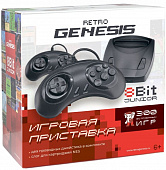 Retro Genesis  Junior + 300 игр (AV кабель, 2 проводных джойстика). Купить Retro Genesis  Junior + 300 игр (AV кабель, 2 проводных джойстика) в магазине 66game.ru