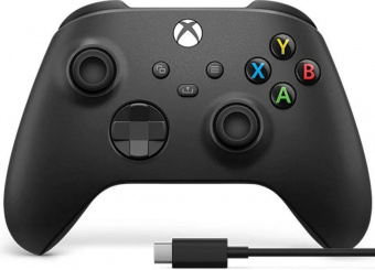 Геймпад для Xbox Series Carbon Black + кабель USB Type-C 1