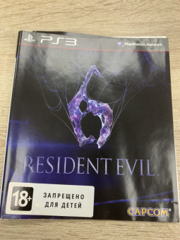 Обложка игры PS3 Resident Evil 6