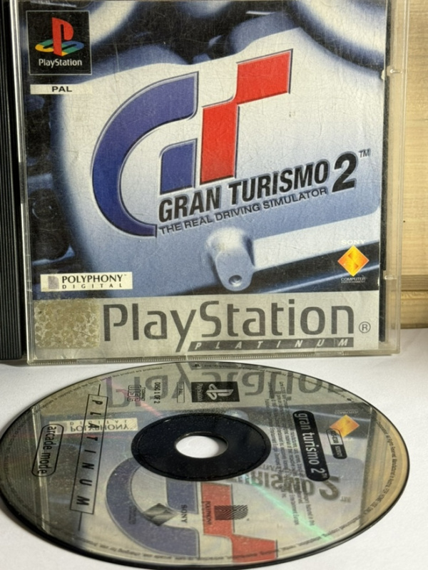 картинка Gran Turismo 2 original диск 1 [PS1, английская версия] USED от магазина 66game.ru
