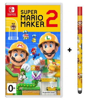 Super Mario Maker 2 + Stylus [NSW, русская версия] USED. Купить Super Mario Maker 2 + Stylus [NSW, русская версия] USED в магазине 66game.ru